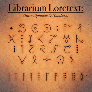 Font File: Librarium Loretext!